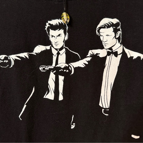 POP-CULTURE T-SHIRT - PULP FICTION DR 10 11 - T-Shirt Sz S - BLACK - Picture 3 of 13